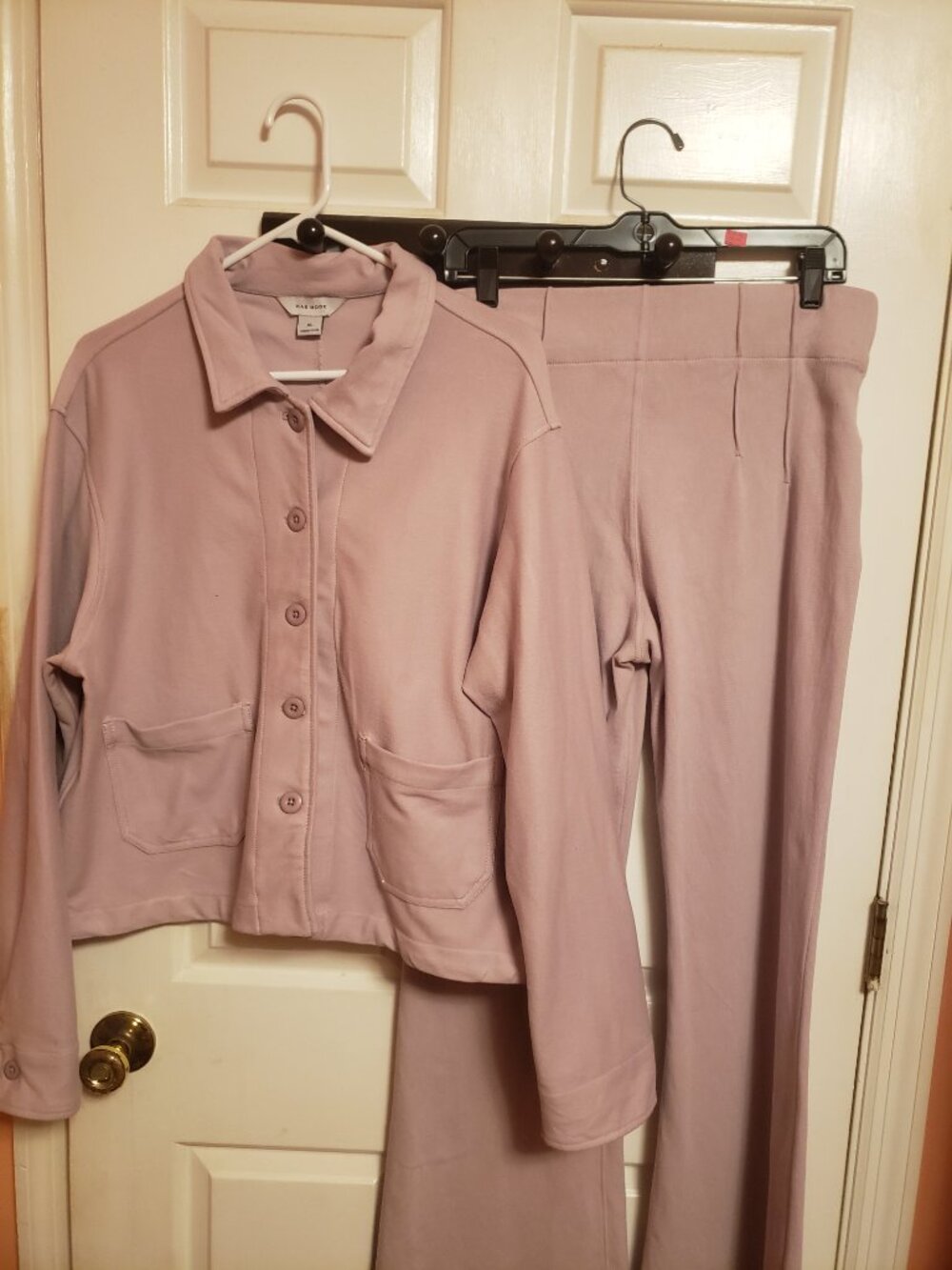 Rae Mode Button Cropped Jacket & Matching Pant Set.